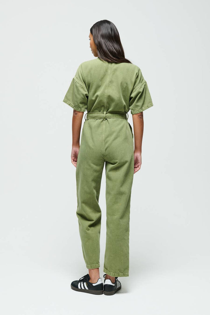 Lena Jumpsuit | Avocado - Echo Market