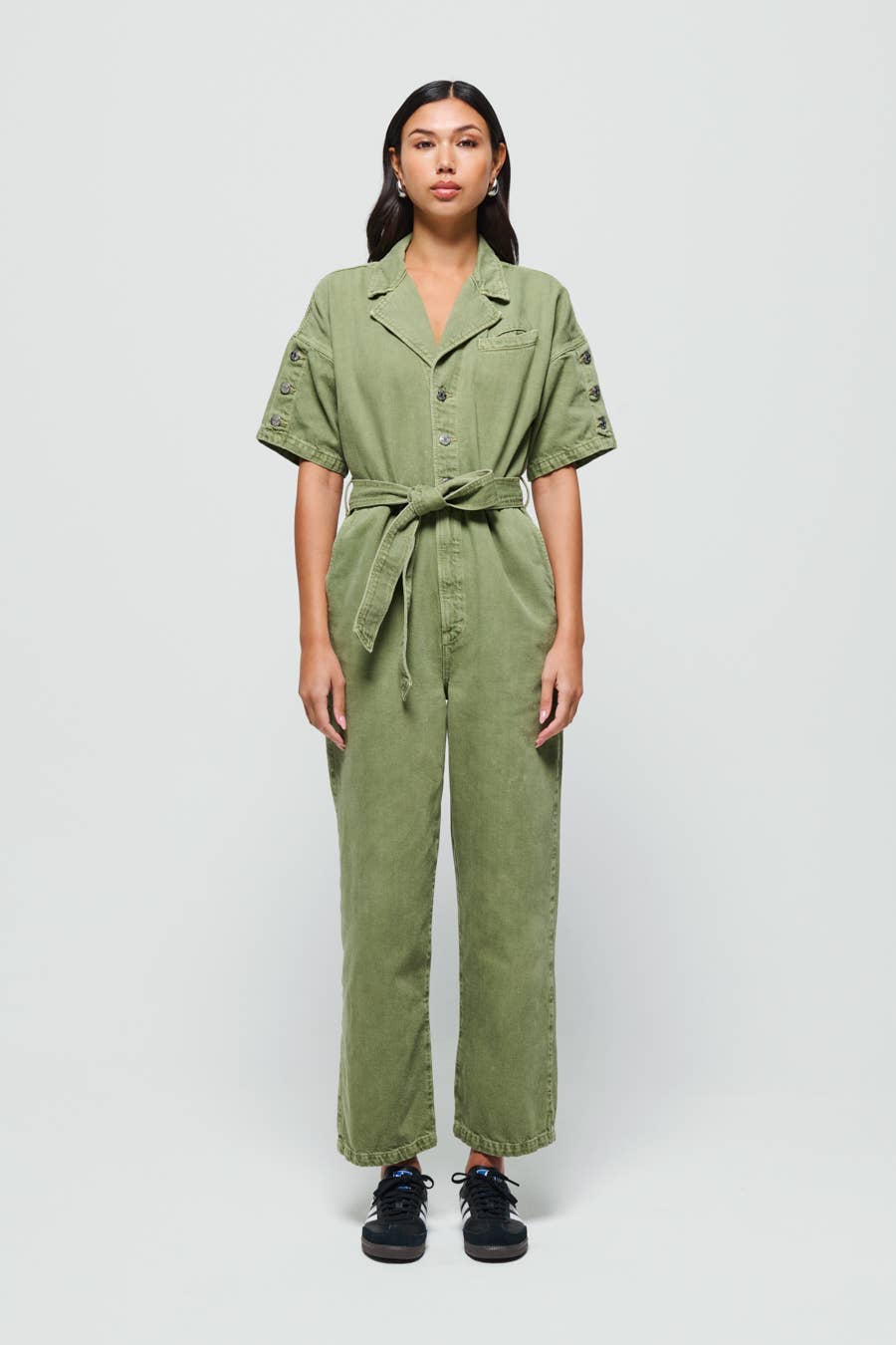 Lena Jumpsuit | Avocado - Echo Market