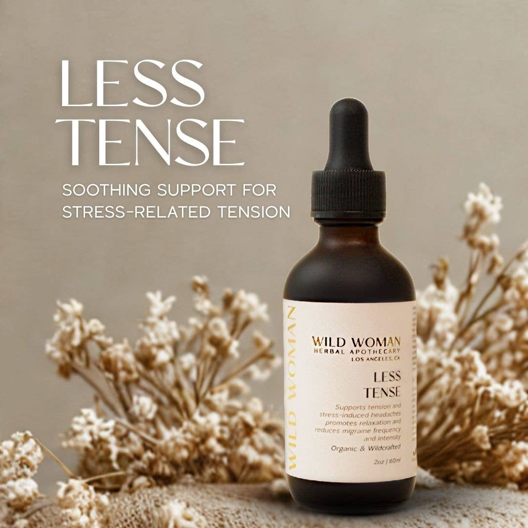 Less Tense | Tension Headache &amp; Migraine Herbal Tincture - Echo Market