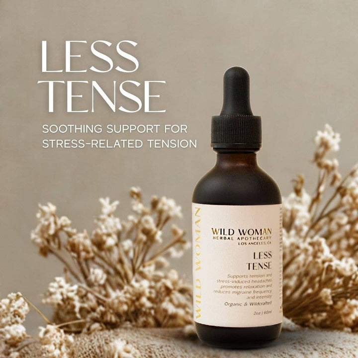 Less Tense | Tension Headache &amp; Migraine Herbal Tincture - Echo Market