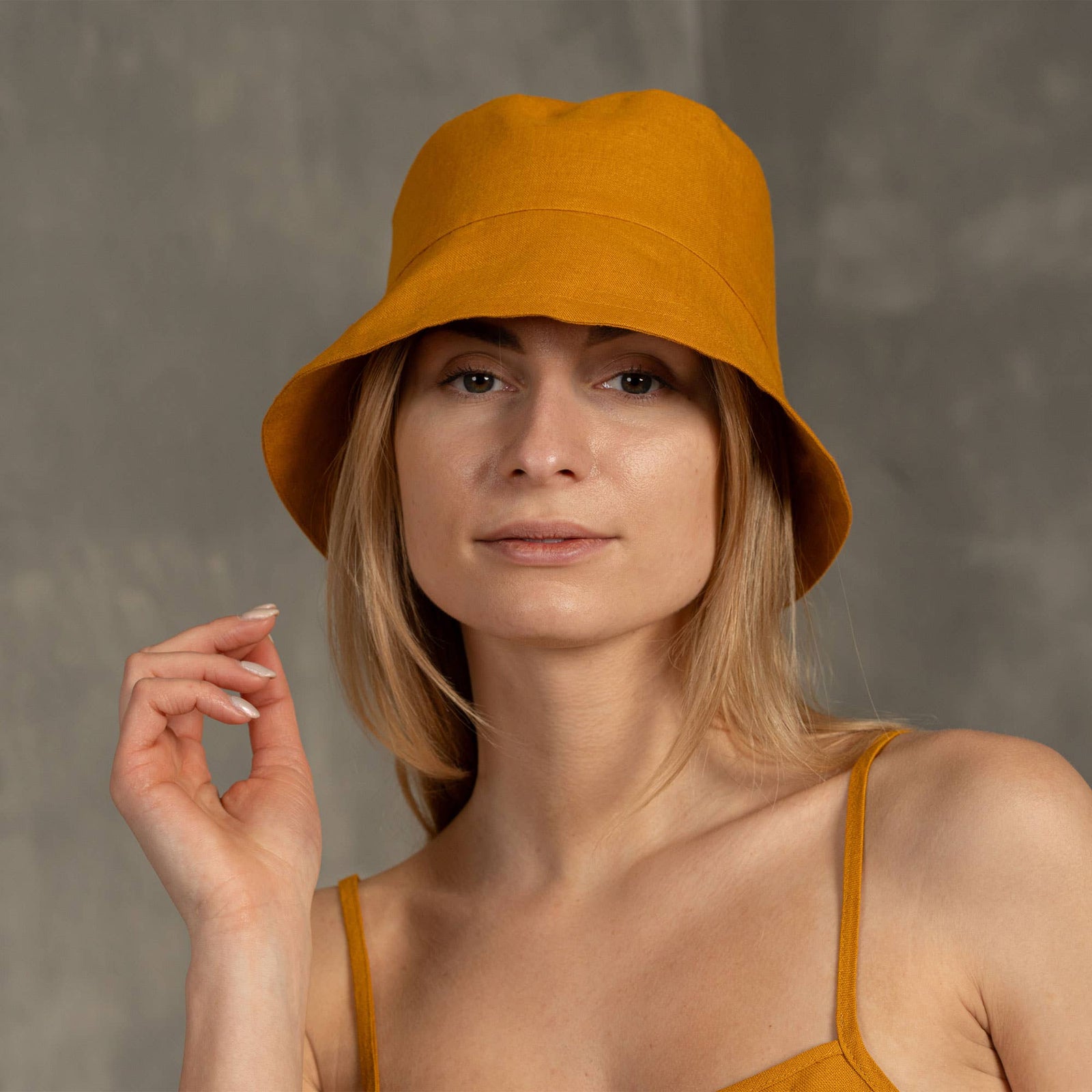 Linen Bucket Hat - Echo Market