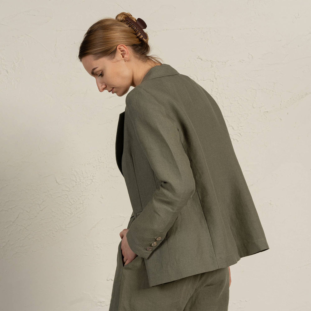 Linen Suit Jacket Quin - Echo Market