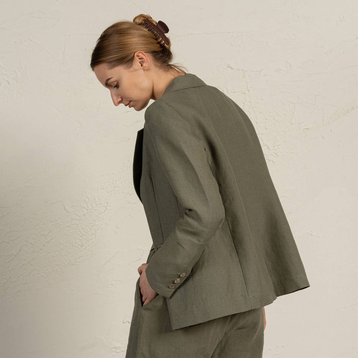 Linen Suit Jacket Quin - Echo Market