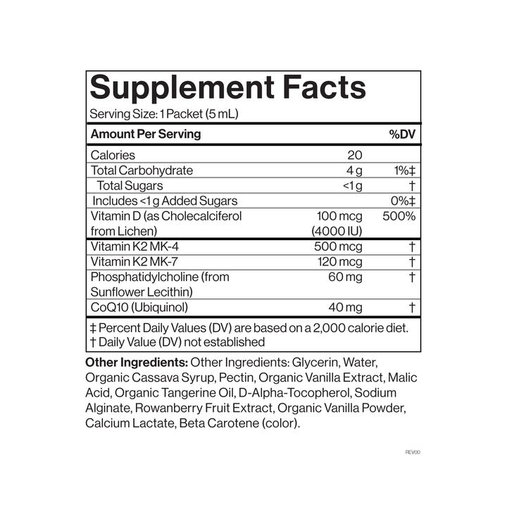 Liposomal Vitamin D3 + K2 + CoQ10 - Echo Market