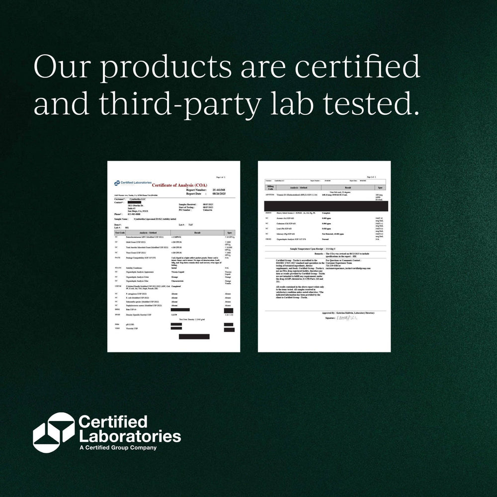 Liposomal Vitamin D3 + K2 + CoQ10 - Echo Market