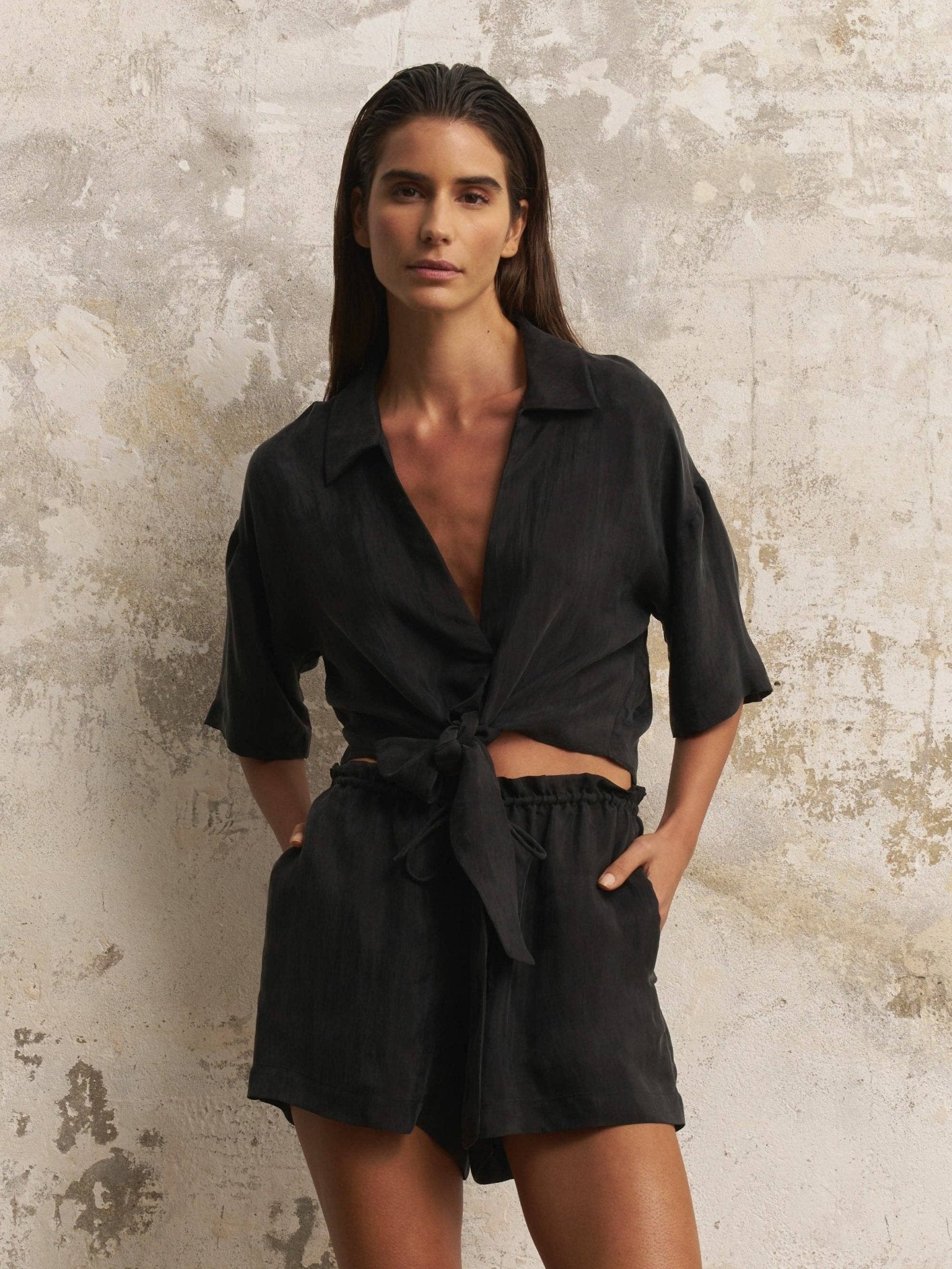 Lucid Flow Tie Shirt - Echo Market