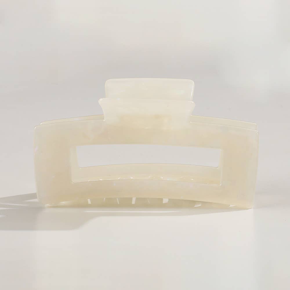 Luna | Classic Large Rectangle Claw Clip - Echo Market