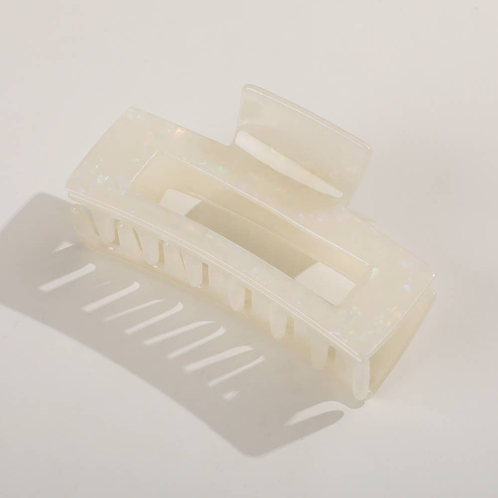 Luna | Classic Large Rectangle Claw Clip - Echo Market