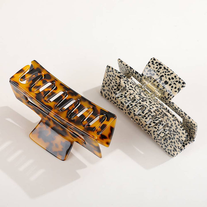 Luna | Classic Large Rectangle Claw Clip - Echo Market