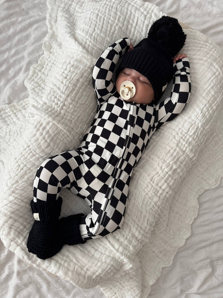 Luna + Luca Pom Beanie | Midnight - Echo Market
