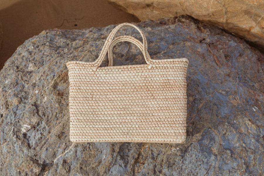 Magnolia Straw Tote - Echo Market