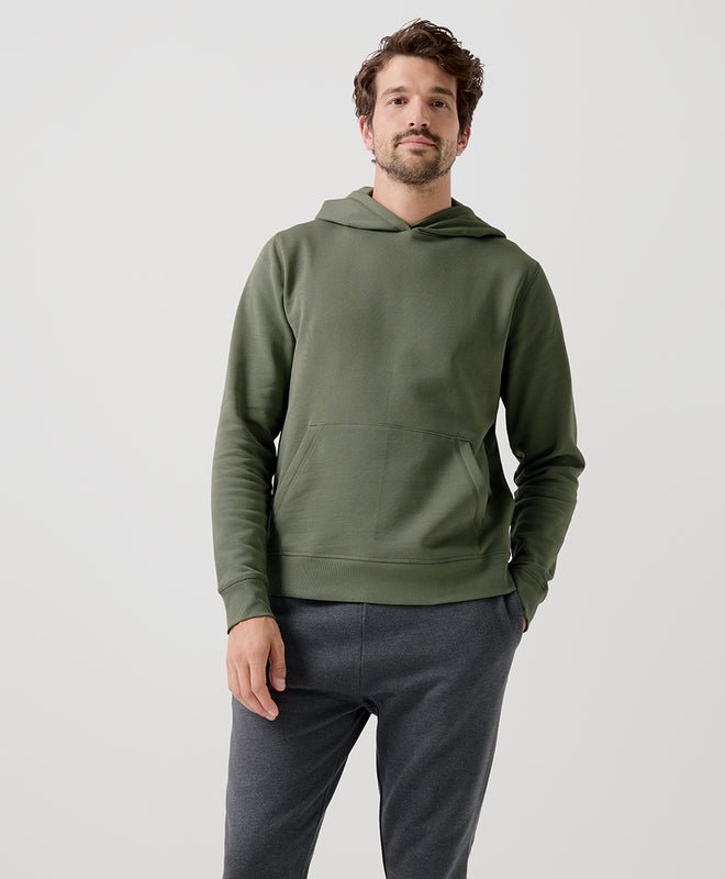 Men’s Brushed Fleece Pullover Hoodie - Echo Market