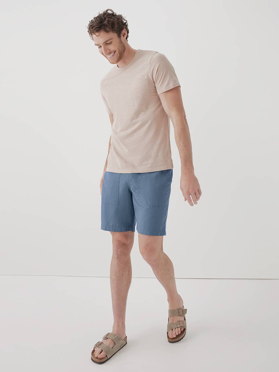 Men's Canopy Linen Blend Weekend Short - Echo Market