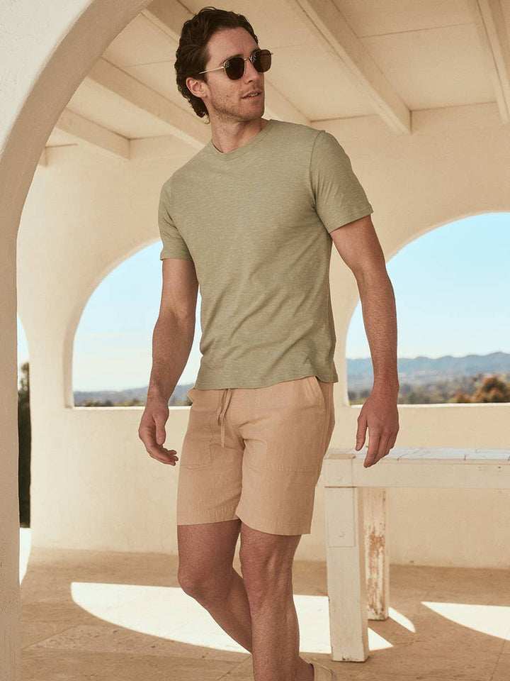 Men's Canopy Linen Blend Weekend Short - Echo Market