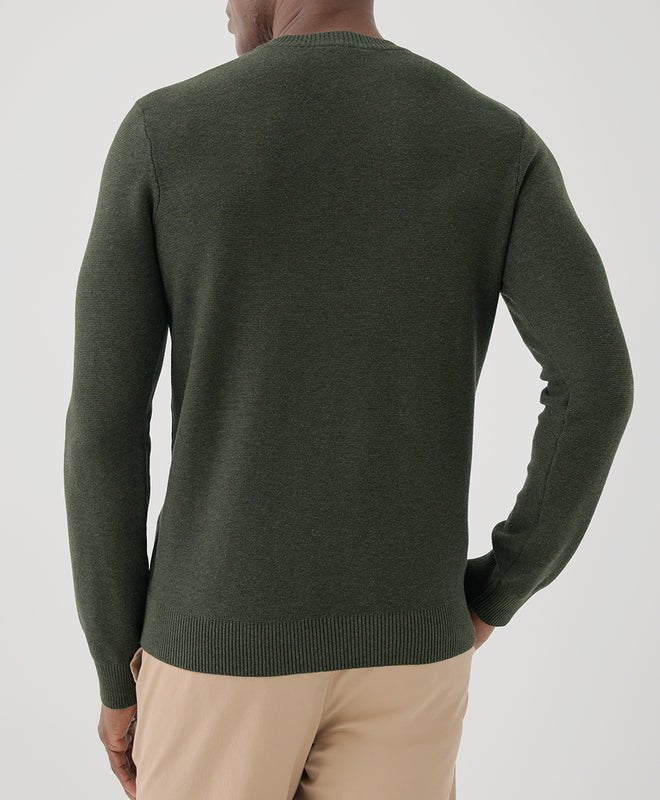 Men's Classic Fine Knit Crew Sweater - Echo Market