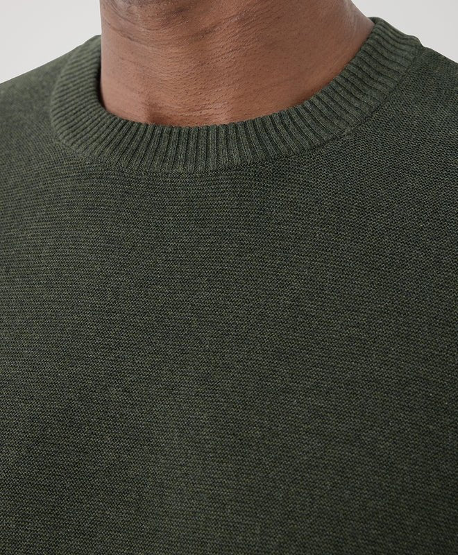 Men's Classic Fine Knit Crew Sweater - Echo Market