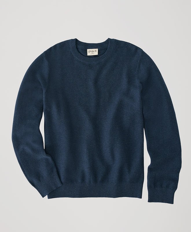 Men's Classic Fine Knit Crew Sweater - Echo Market