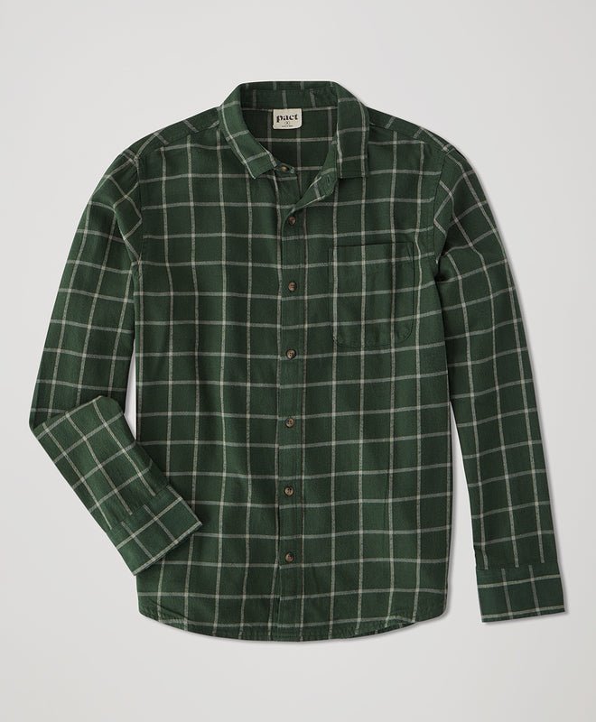 Men's Fireside Flannel Button Up Shirt - Echo Market