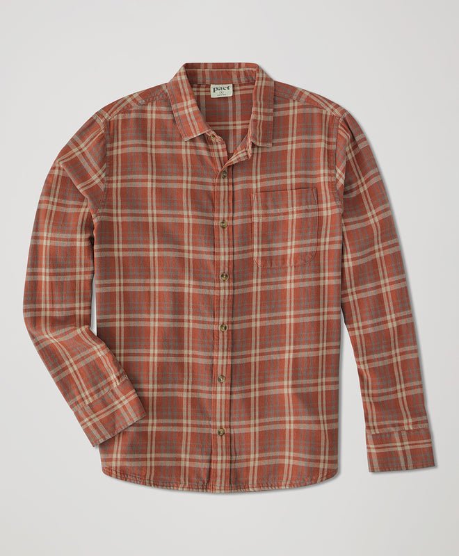 Men's Fireside Flannel Button Up Shirt - Echo Market