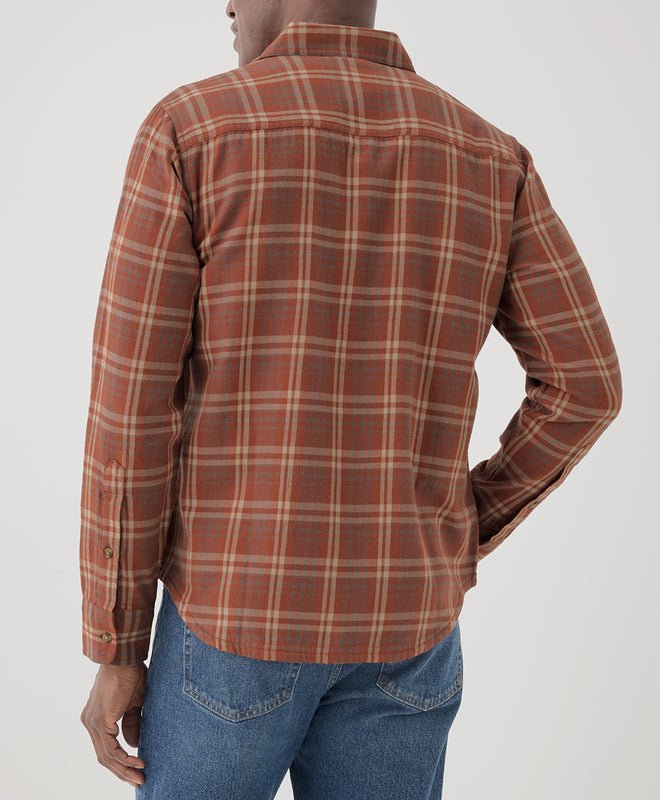 Men's Fireside Flannel Button Up Shirt - Echo Market