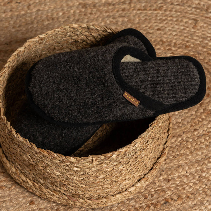 Men's Merino Fluffy Slippers - Echo Market