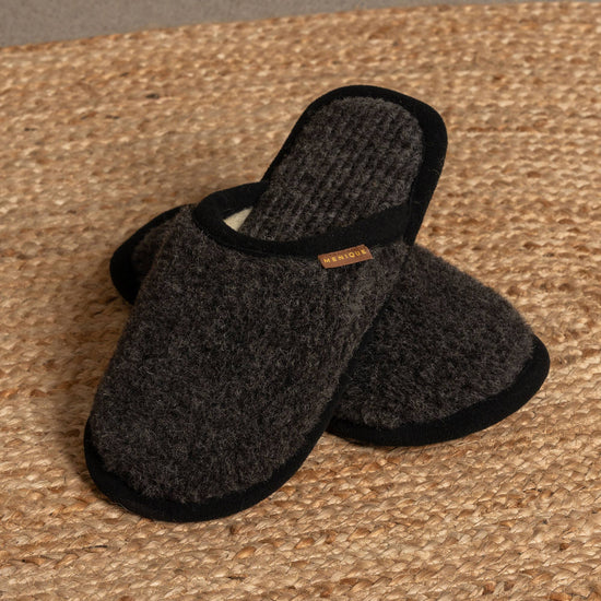 Men's Merino Fluffy Slippers - Echo Market