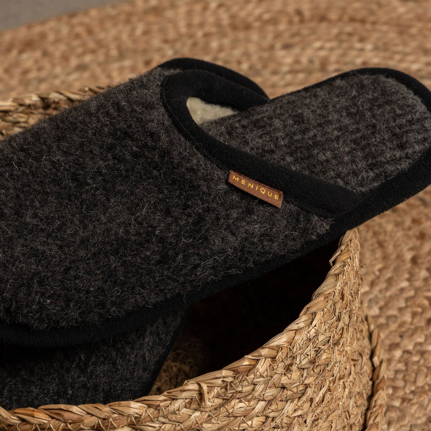 Men's Merino Fluffy Slippers - Echo Market