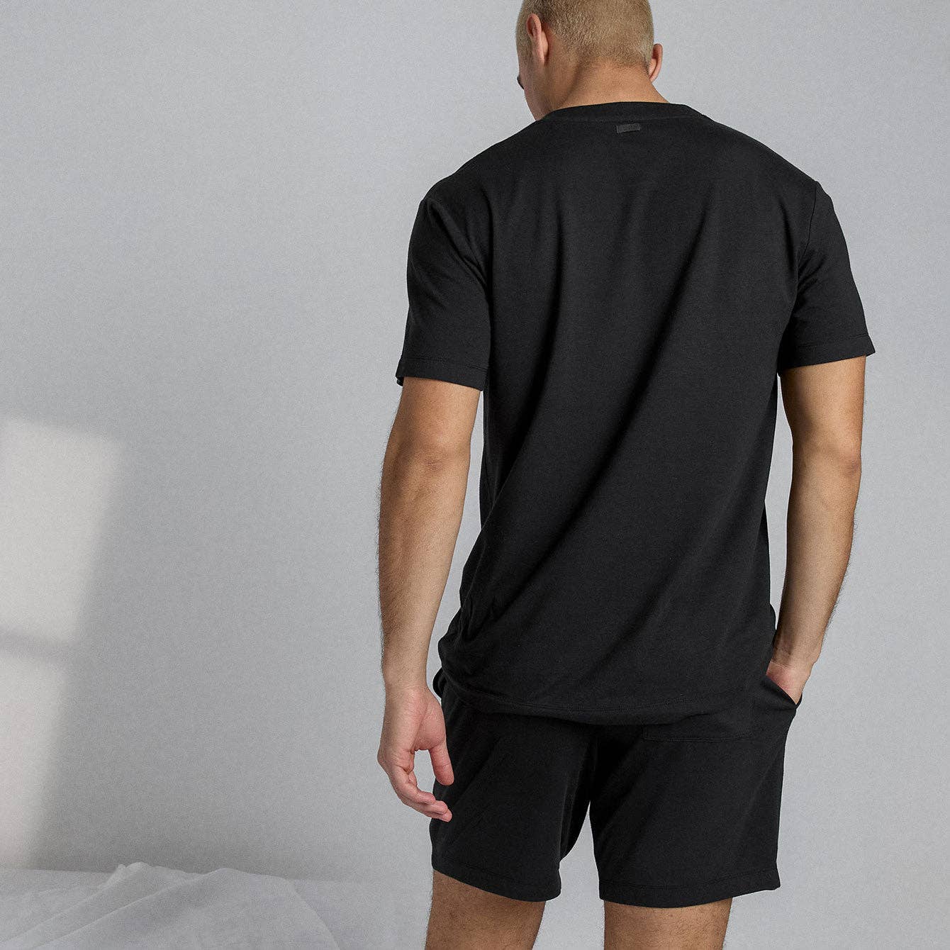 Men's Slumberknit™ Henley Tee | Immersed Black - Echo Market