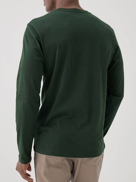 Men's Softspun Long Sleeve Henley - Echo Market