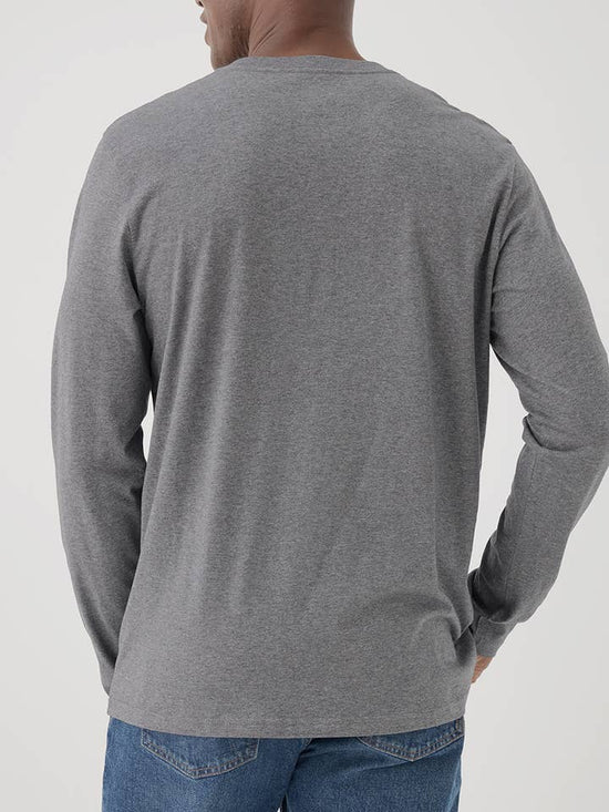 Men's Softspun Long Sleeve Henley - Echo Market