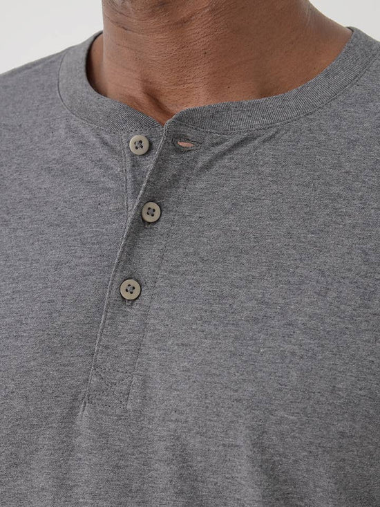 Men's Softspun Long Sleeve Henley - Echo Market