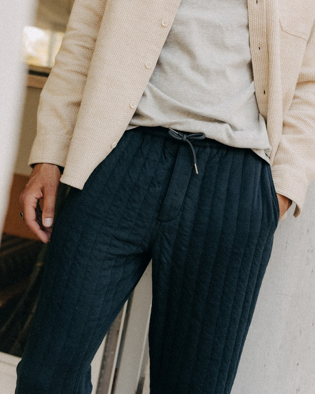 Men's The Apres Pant |Quilted Jersey - Echo Market