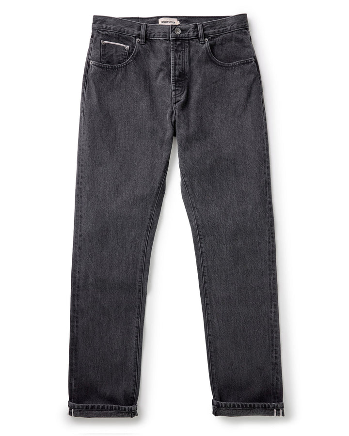 Men's The Democratic Jean | Washed Black Organic Slub Selvedge - Echo Market