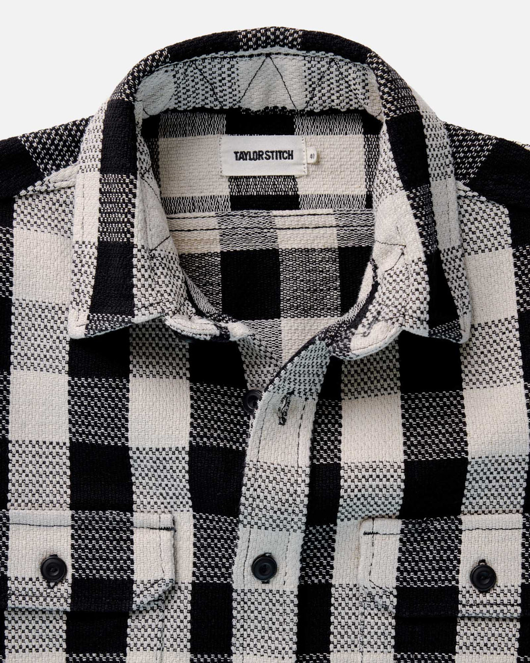 Men's The Division Shirt | Black Indigo Check - Echo Market