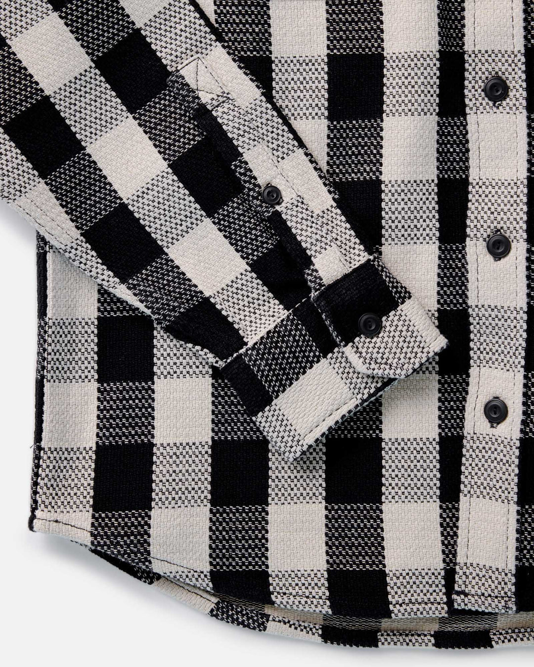 Men's The Division Shirt | Black Indigo Check - Echo Market