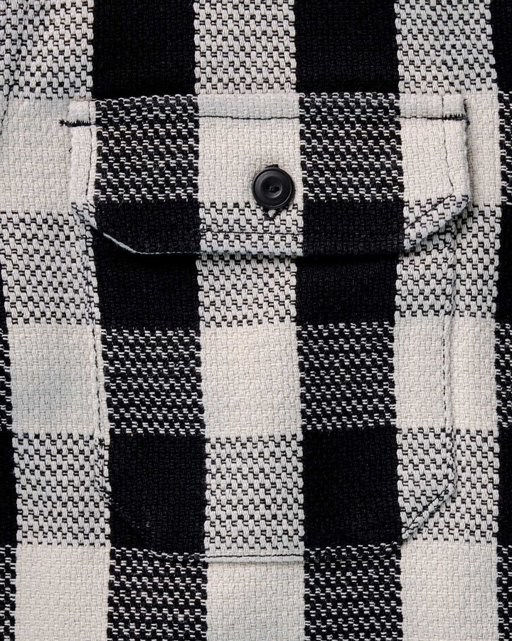 Men's The Division Shirt | Black Indigo Check - Echo Market