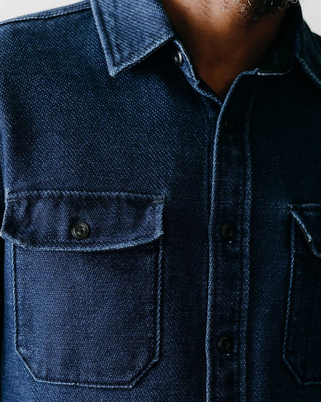Men's The Division Shirt | Indigo Twill - Echo Market