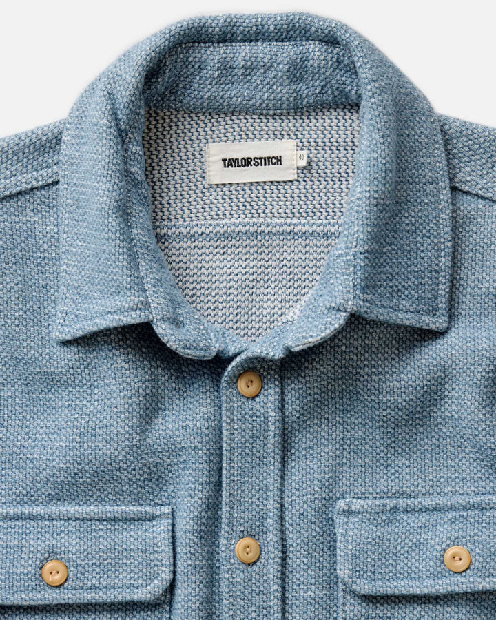 Men's The Division Shirt | Washed Indigo - Echo Market