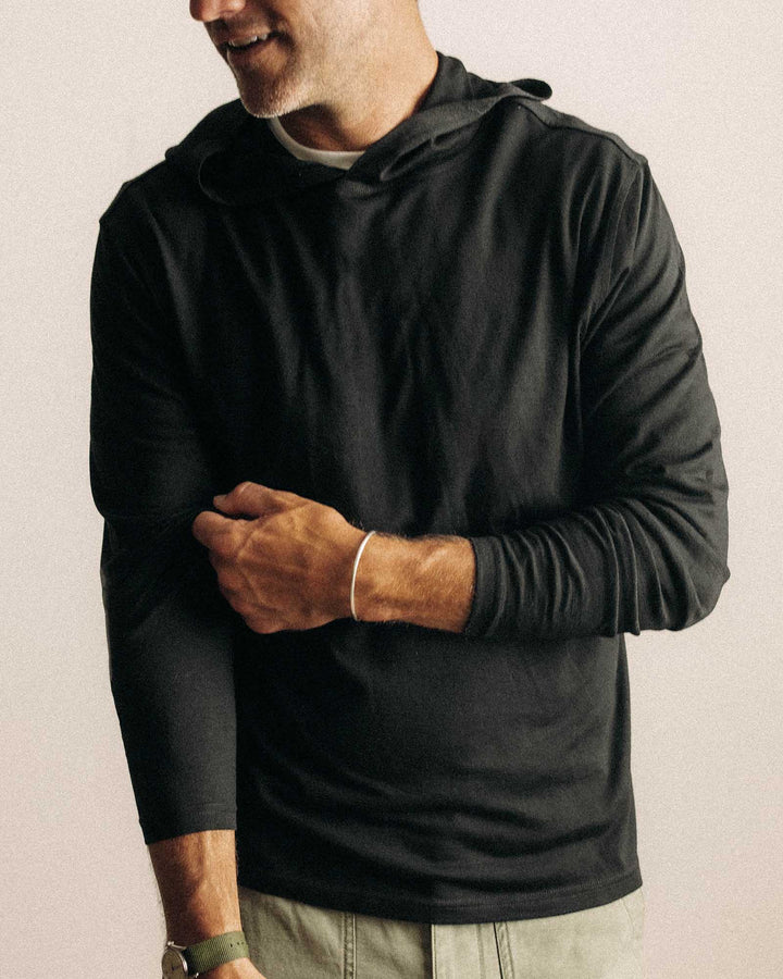 Men's The Ridgeline Merino Hoodie | Coal - Echo Market