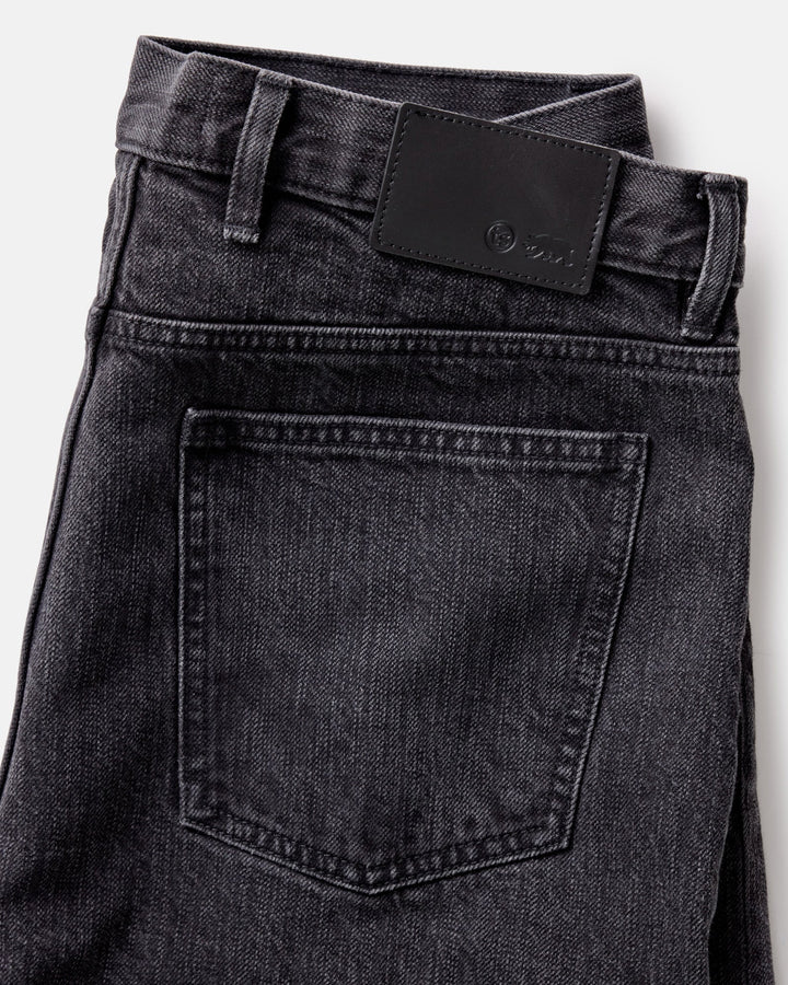 Men's The Slim Jean | Washed Black Organic Slub Selvedge - Echo Market
