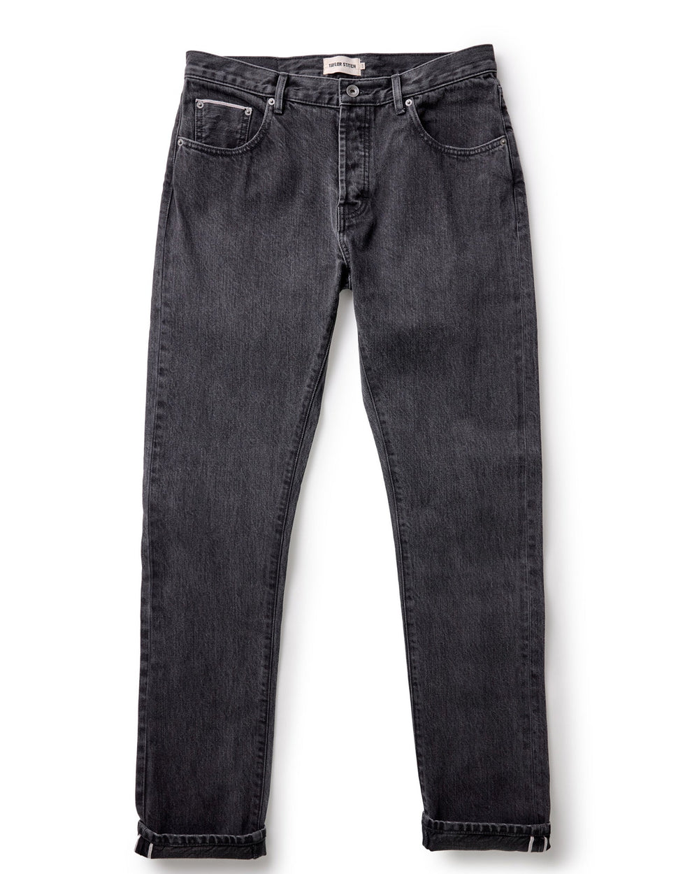 Men's The Slim Jean | Washed Black Organic Slub Selvedge - Echo Market