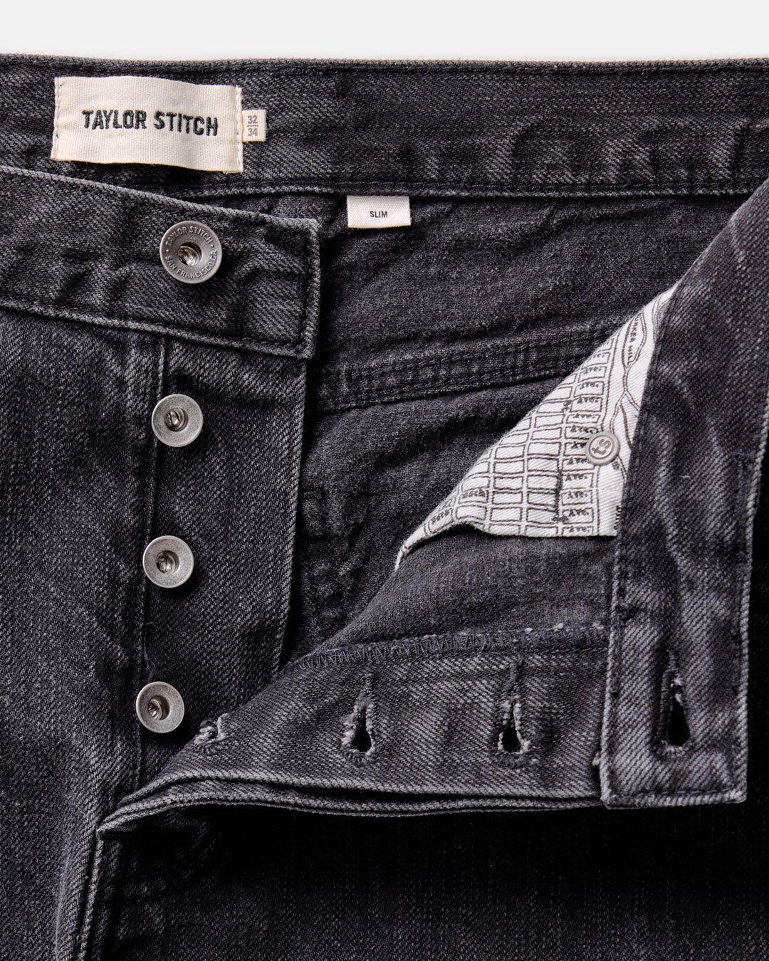 Men's The Slim Jean | Washed Black Organic Slub Selvedge - Echo Market