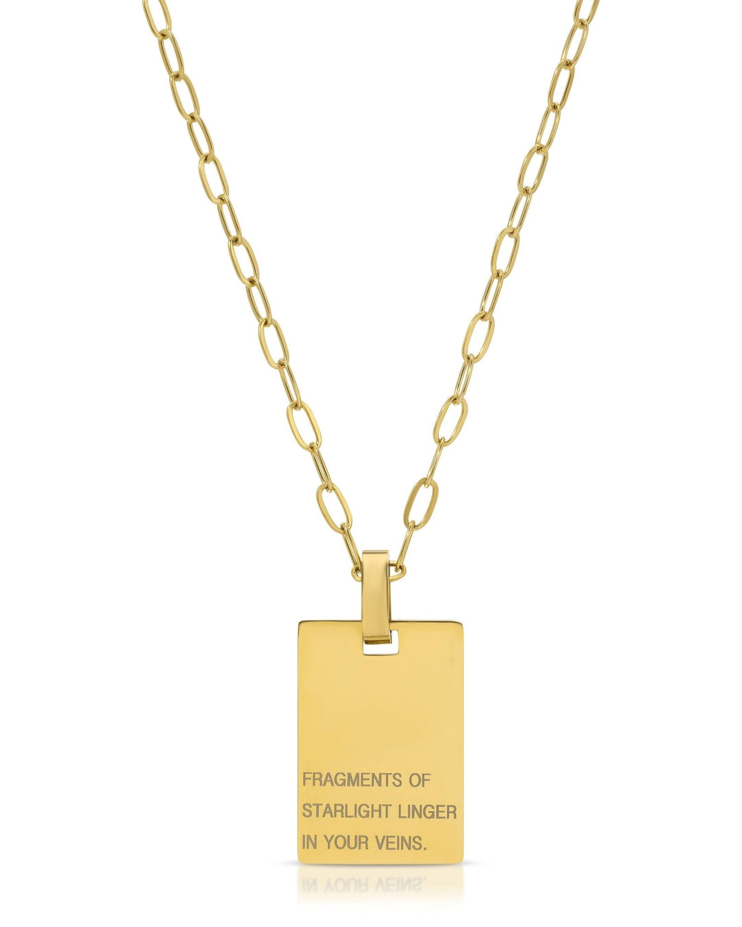 Message Medallion Necklace - Echo Market