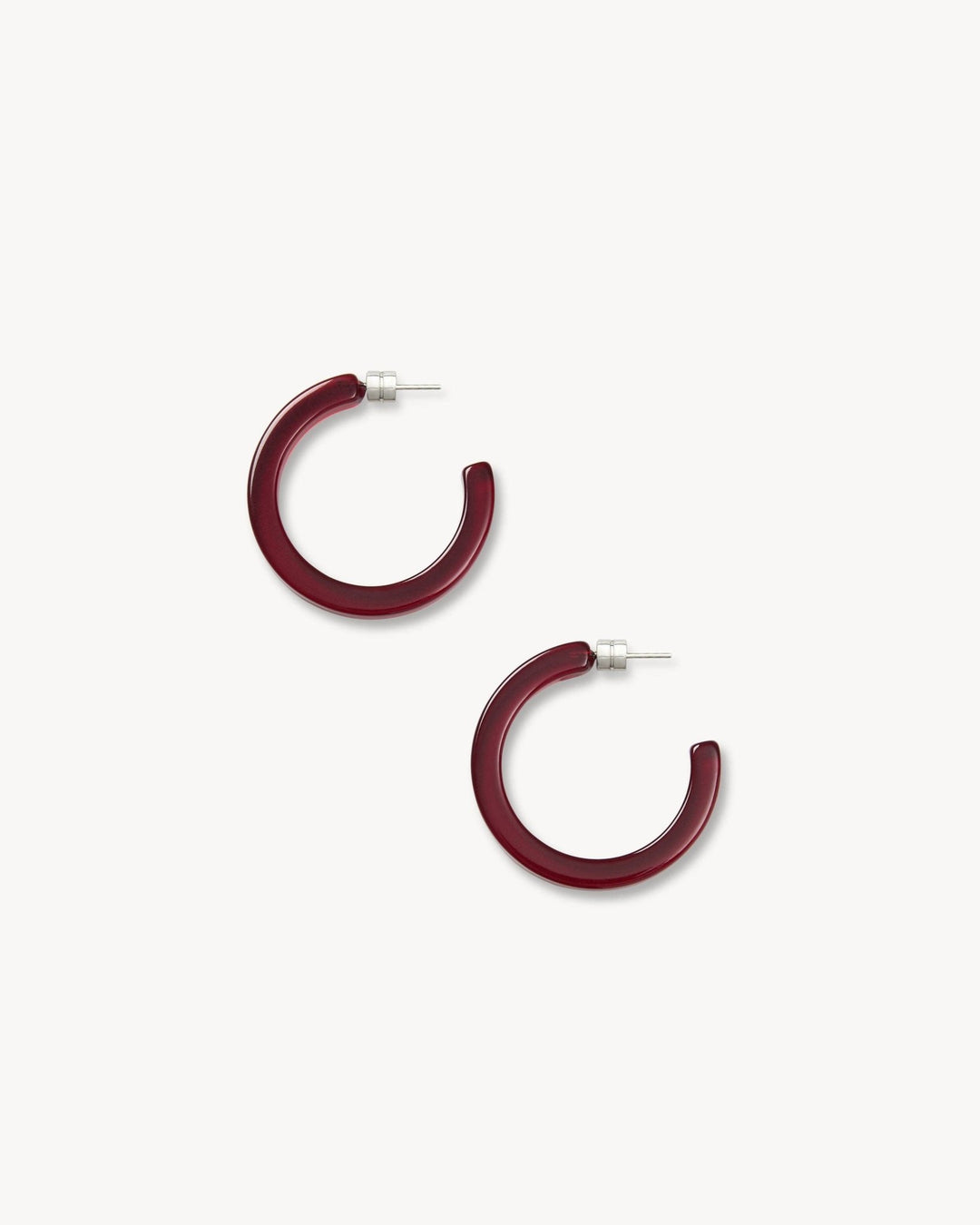 Midi Hoops | Merlot - Echo Market