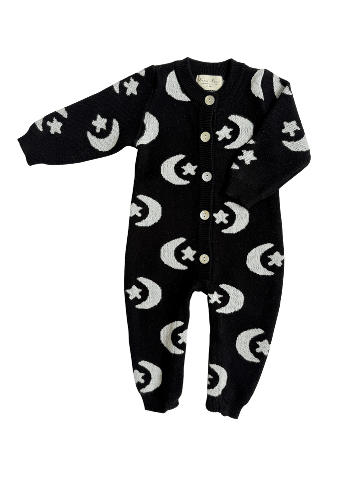 Midnight Sky Jacquard Jumpsuit - Echo Market