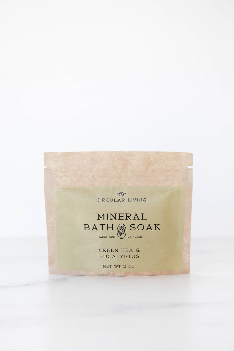 Mineral Bath Soak Sachet | Green Tea & Eucalyptus - Echo Market
