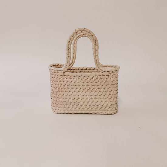 Mini Magnolia Straw Tote - Echo Market