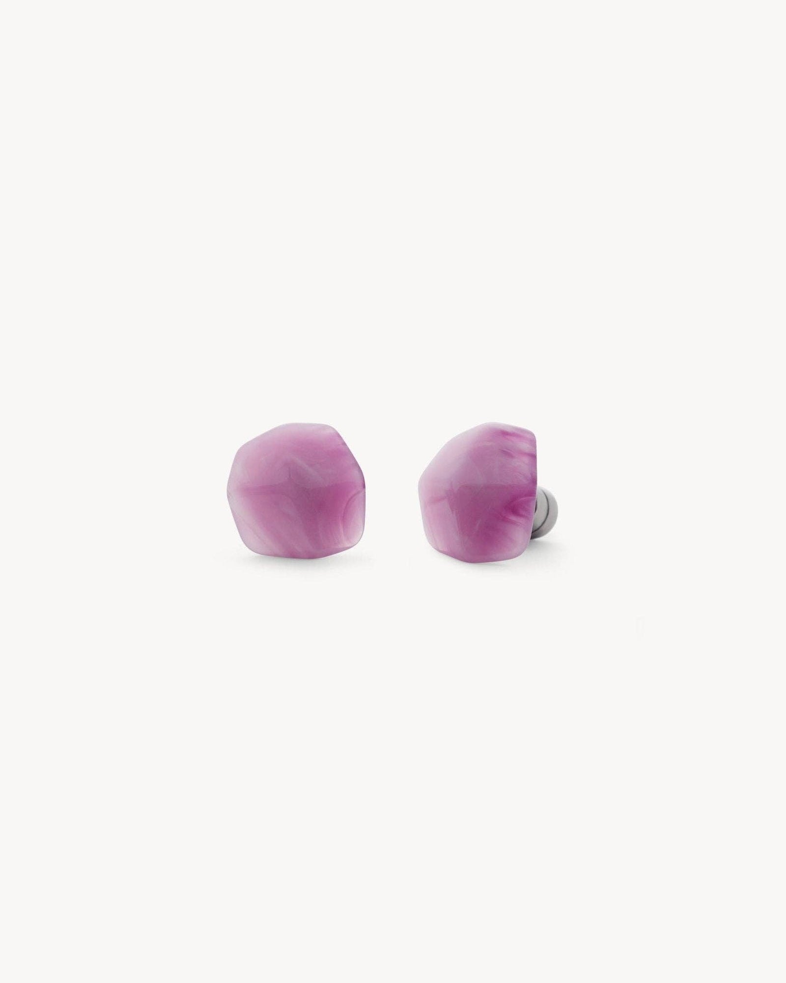 Mini Sculpture Studs | Orchid - Echo Market