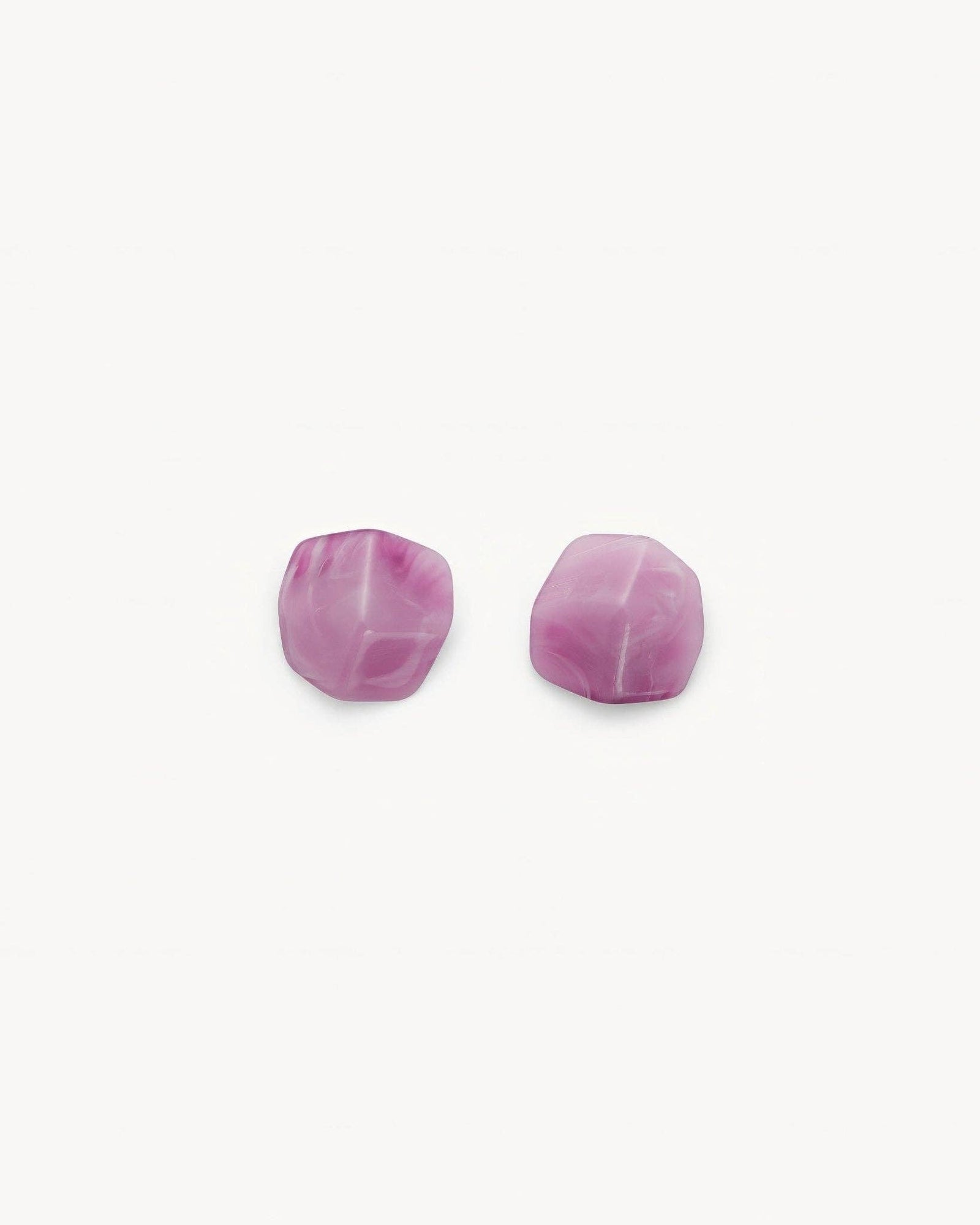Mini Sculpture Studs | Orchid - Echo Market