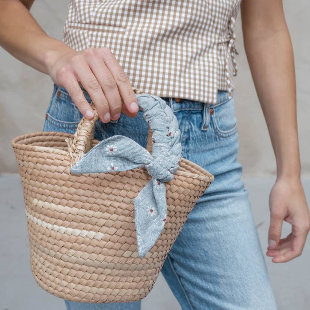 Mini Somerset Basket Bag - Echo Market